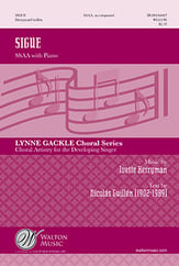 Sigue SSAA choral sheet music cover